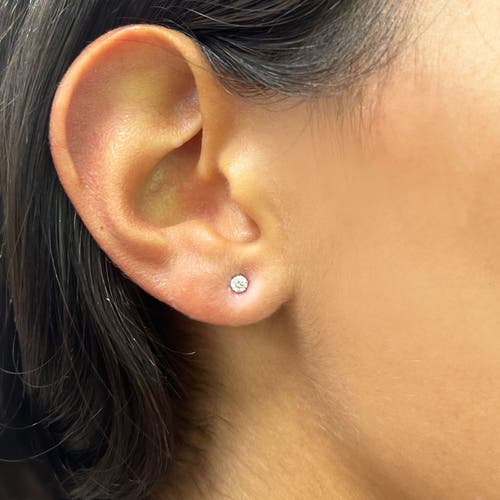 The Lovery Fine Jewelry Round Diamond Stud Earrings In Gold
