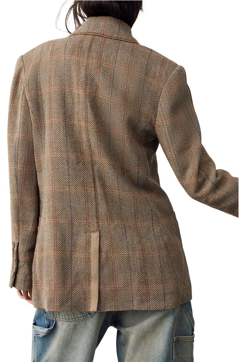 Shiloh Blazer, Alternate, color, BROWN COMBO