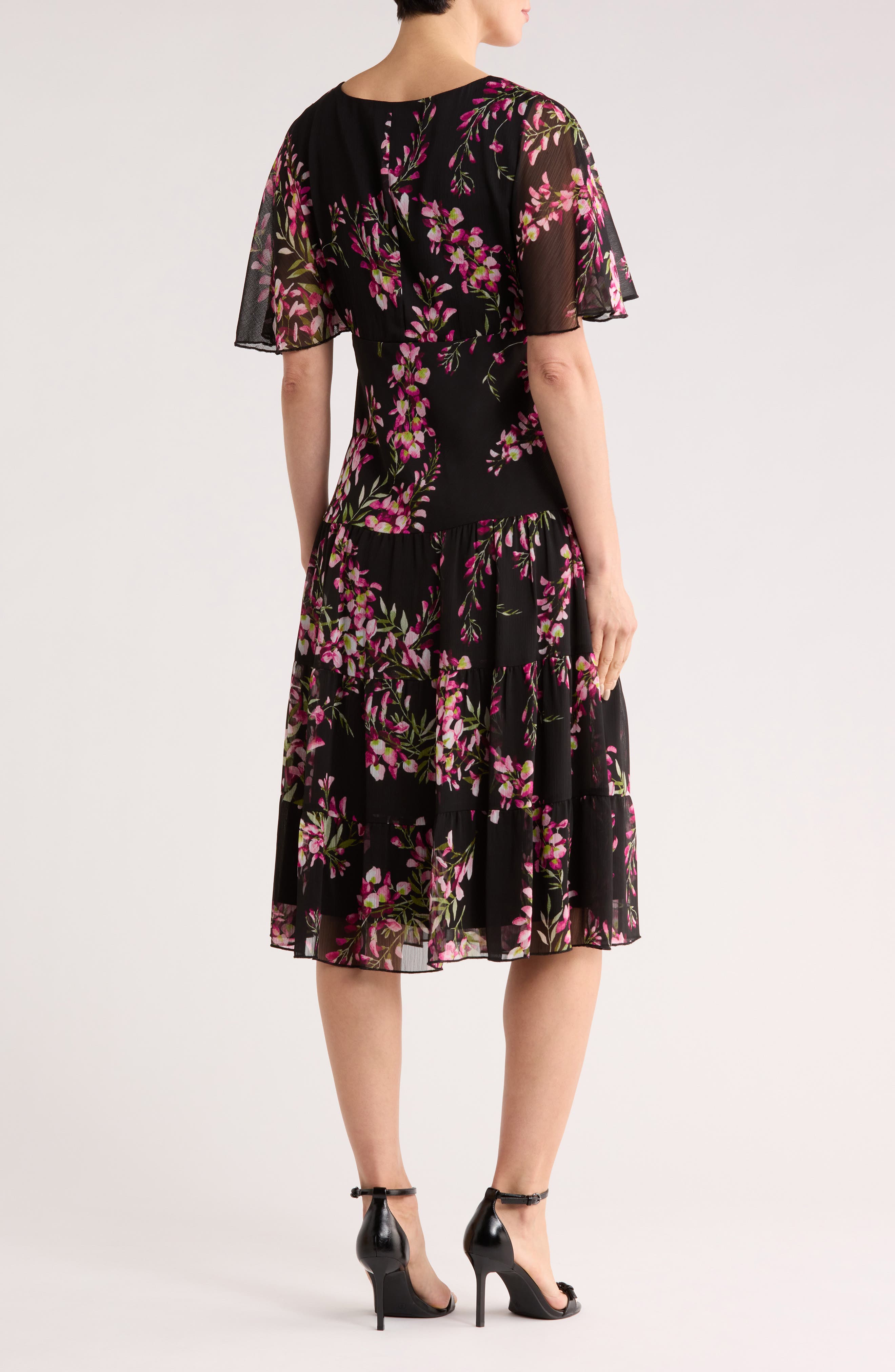Yoryu Flutter Sleeve Dress - image 2
