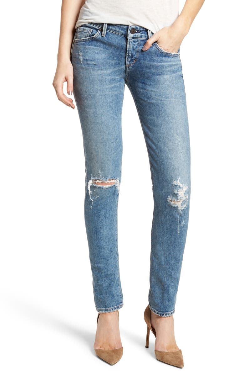 Citizens of Humanity Racer Ripped Skinny Jeans, Main, color, 