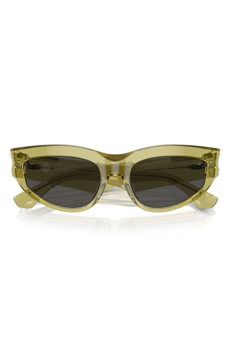 Burberry 55mm Cat Eye Sunglasses, Alternate, color, Green