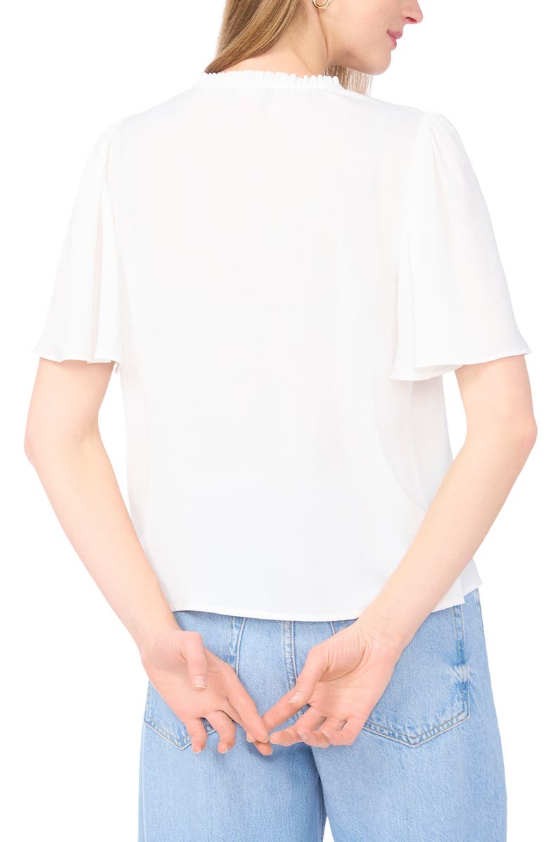 Vince Camuto Tie Neck Top, Alternate, color, New Ivory