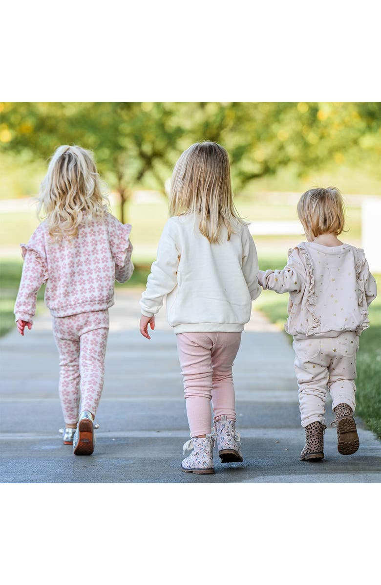 Oh baby! Brand Mod Flowers Legging-Toddler, Little Kid, Alternate, color, Blush