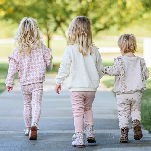 Oh Baby! Brand Mod Flowers Legging-toddler, Little Kid In Pink