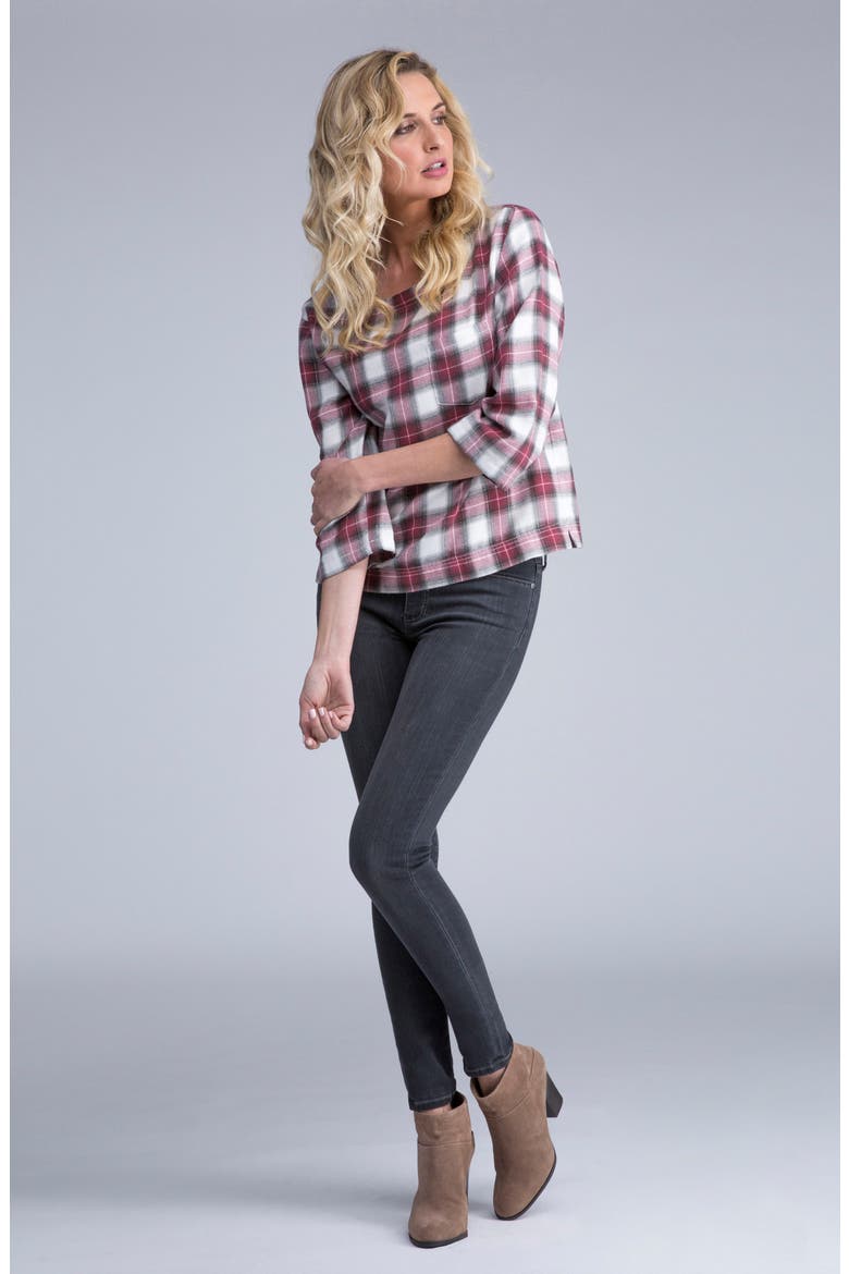 Abby Skinny Jeans, Alternate, color, METEORITE
