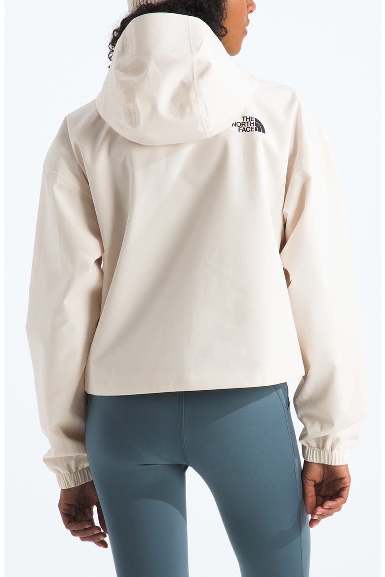 Quest Mono Waterproof Hooded Crop Jacket, Alternate, color, WHITE DUNE