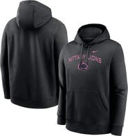 Nike Men's Nike Black Penn State Nittany Lions Throwback Club Fleece Pullover Hoodie