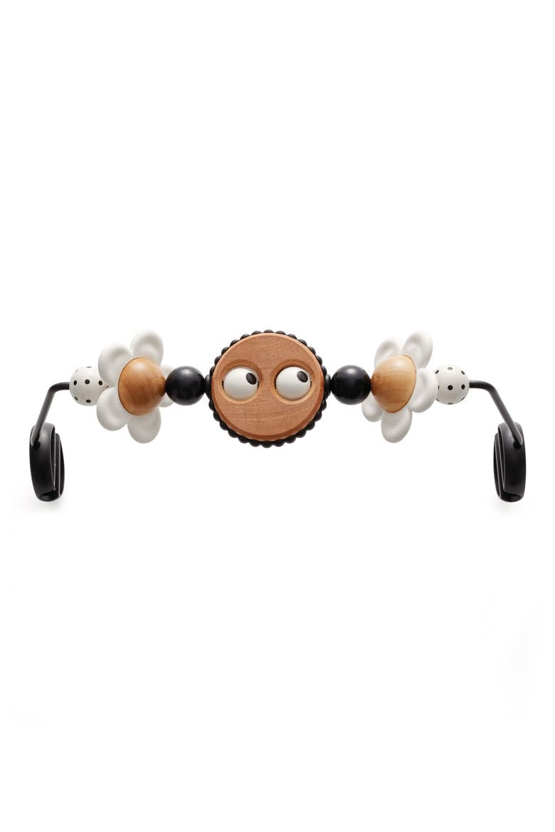 Baby Bouncer Toy Bar, Alternate, color, BLACK/ WHITE