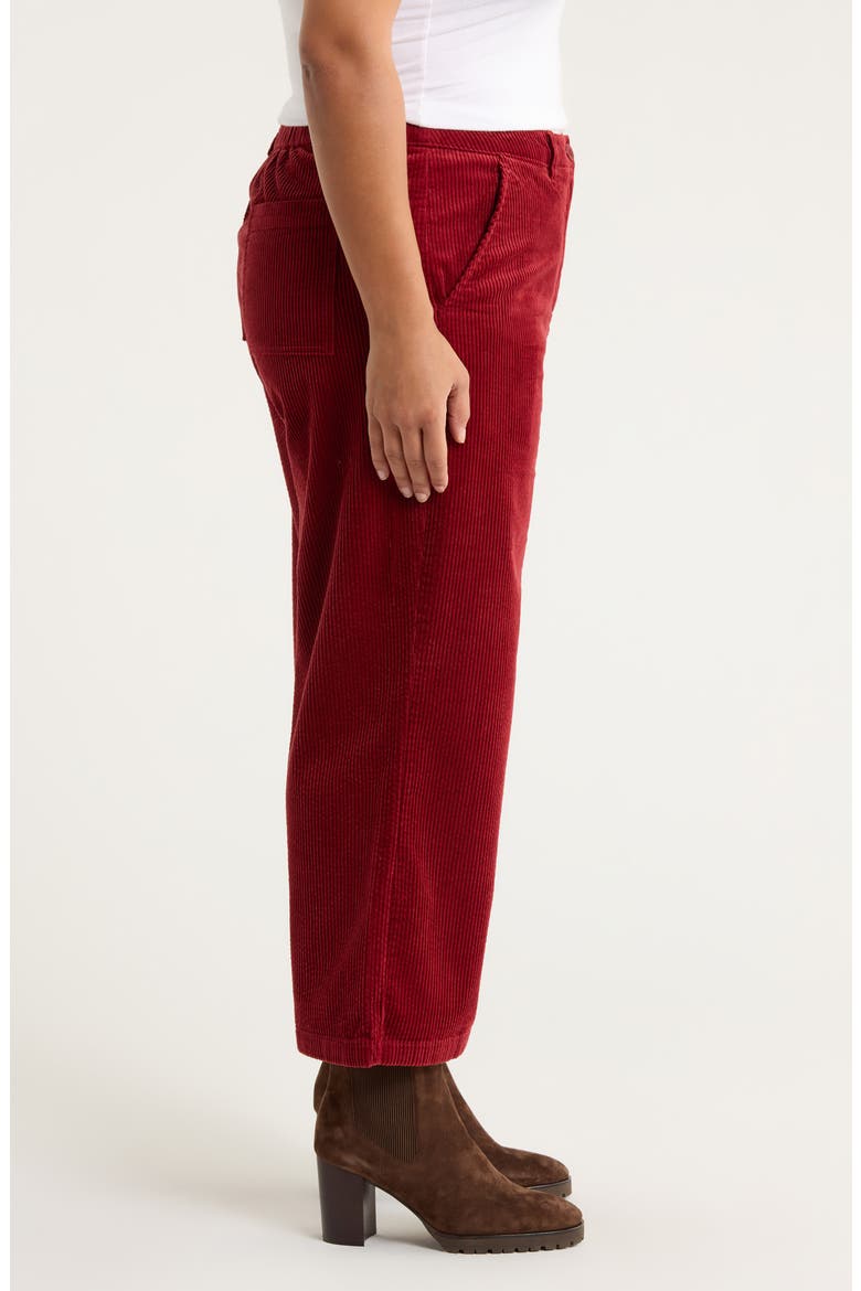 Asphodel Crop Wide Leg Corduroy Pants, Alternate, color, JAM