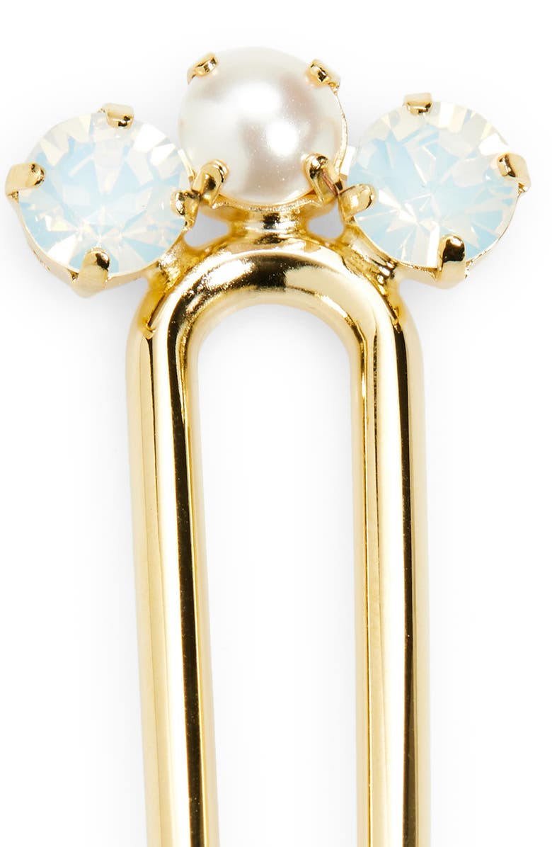 L. Erickson Lucia Chignon Hair Pin, Alternate, color, Iridescent/ Multi