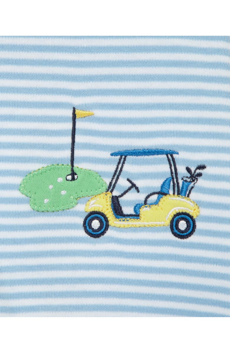 Little Me 2-Pack Short Sleeve Rompers, Alternate, color,