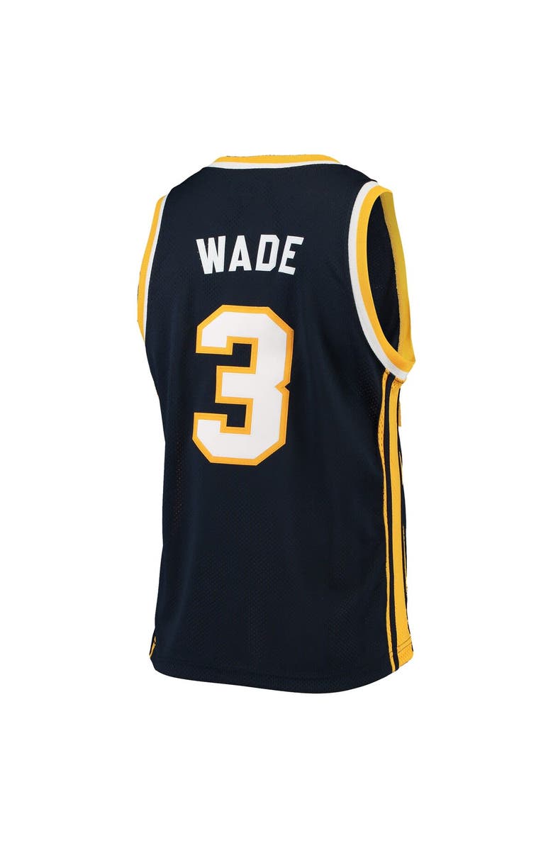 Retro Brand Men's Original Retro Brand Dwyane Wade Navy Marquette Golden Eagles Alumni Basketball Jersey, Alternate, color, 