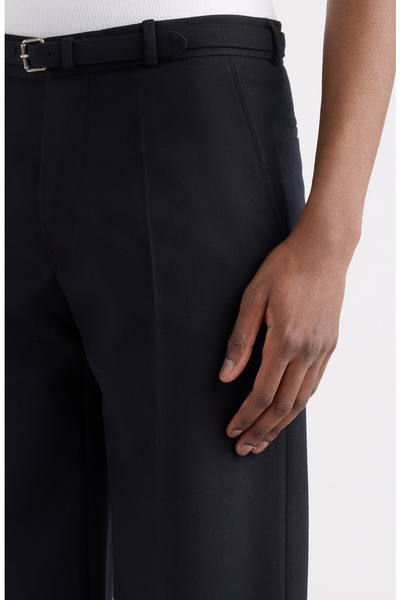 Preston Wide Leg Wool Pants, Alternate, color, NAVY