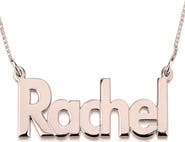 MELANIE MARIE Bold Nameplate Customizable Pendant Necklace