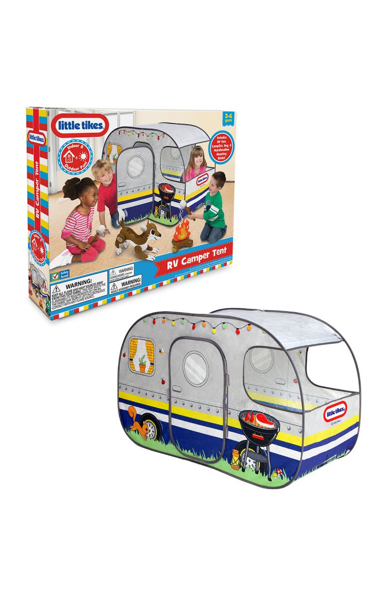 LITTLE TIKES RV Camper Tent Toy, Alternate, color, Multicolored