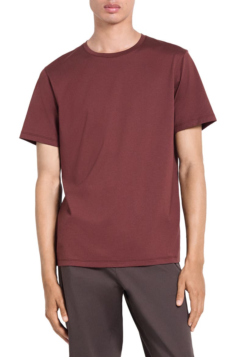Precise Cotton T-Shirt, Main, color, DEEP AUBURN - 2U6
