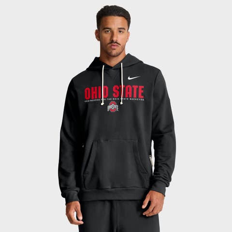 Men's Nike Black Ohio State Buckeyes 2025 Sideline Standard Issue Dri-FIT Hoodie