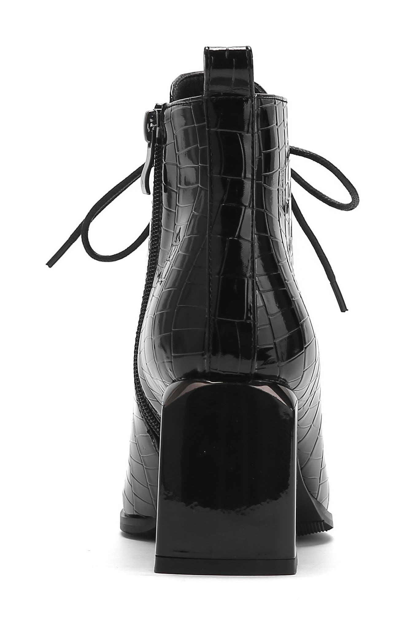 NINETY UNION Fantastic Lace Up Boot, Alternate, color, Black