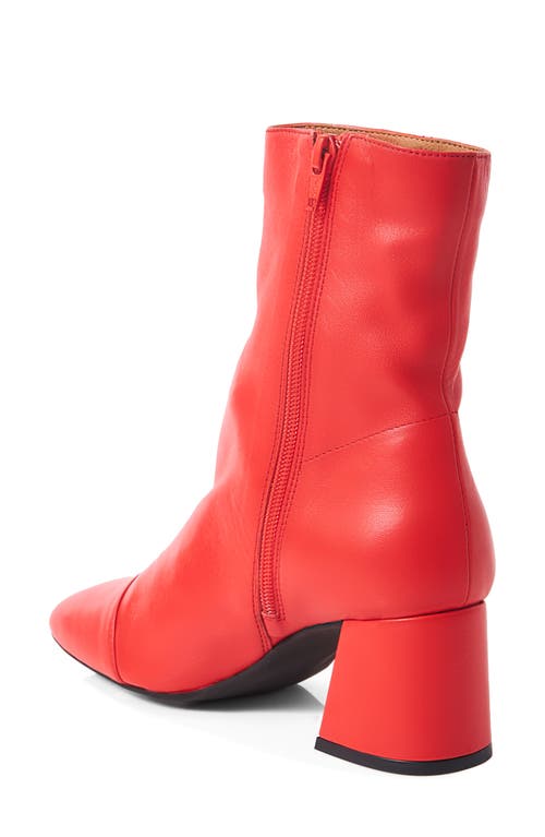 Free People Women's Wisteria Ankle Boots In Red Leather