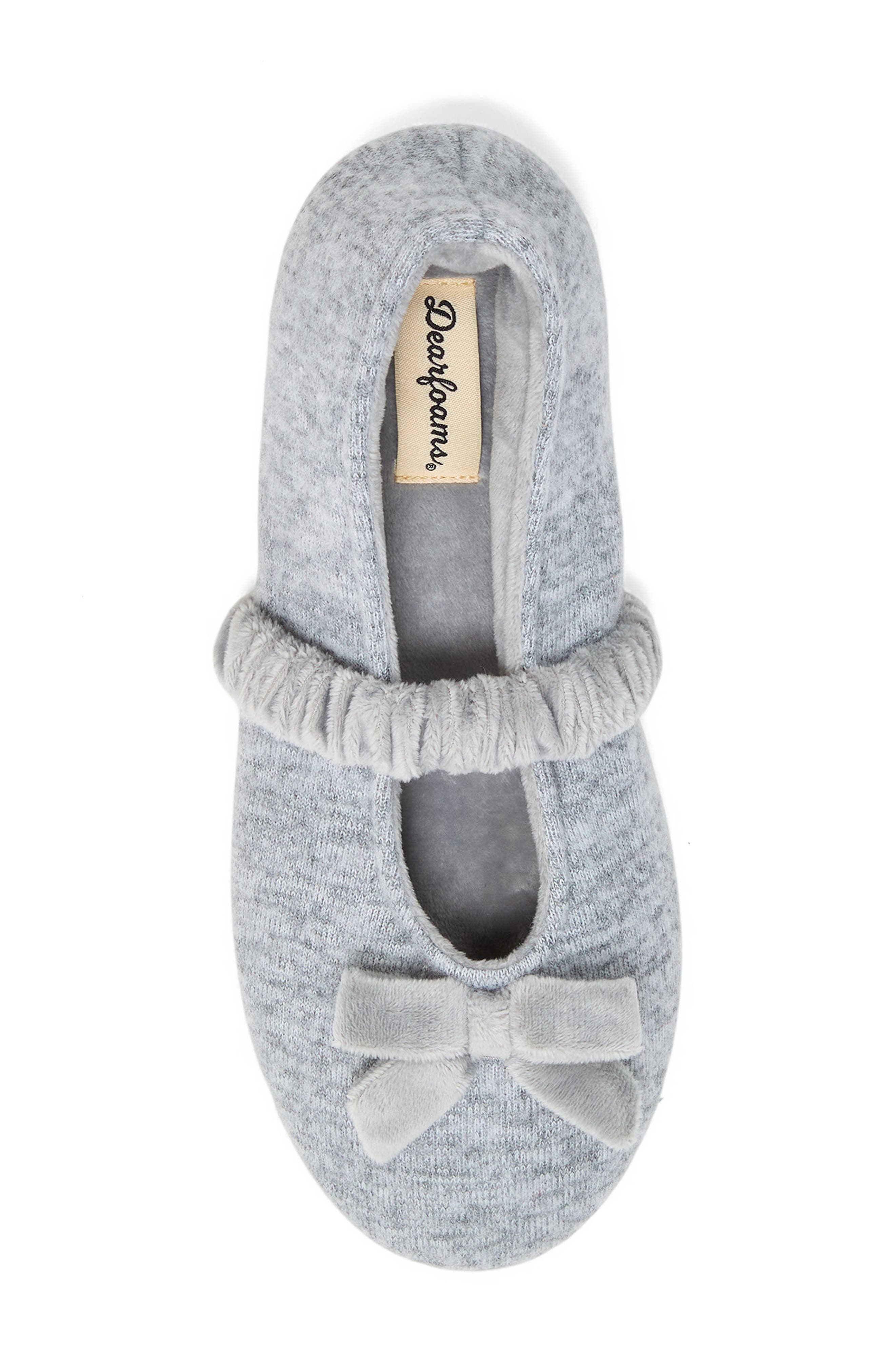 Harmony Mary Jane Slipper, Alternate, color, LIGHT HEATHER GREY