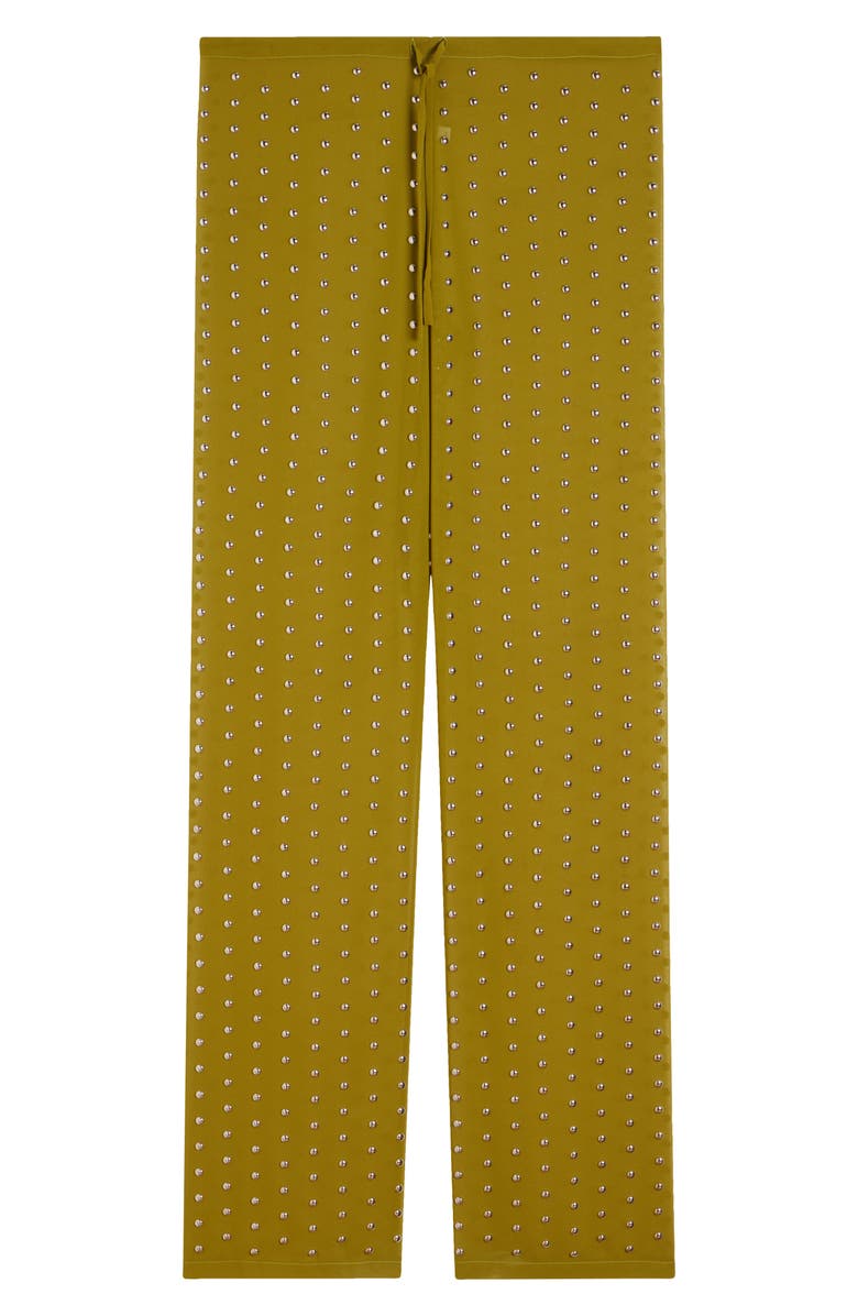 Dries Van Noten Studded Sheer Drawstring Pants, Alternate, color,