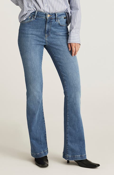 Sydney Mid Rise Flare Jeans