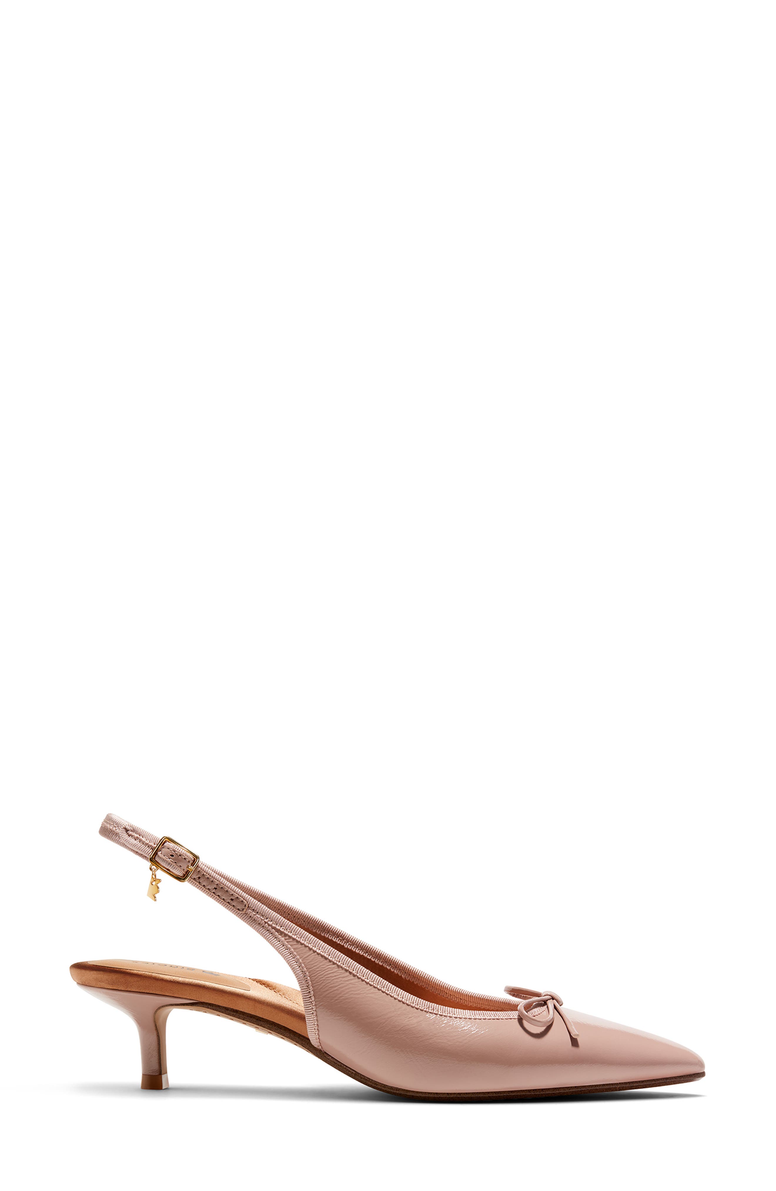 The Goldfinch Kitten Heels Patent Leather, Alternate, color, BLUSH PATENT LEATHER