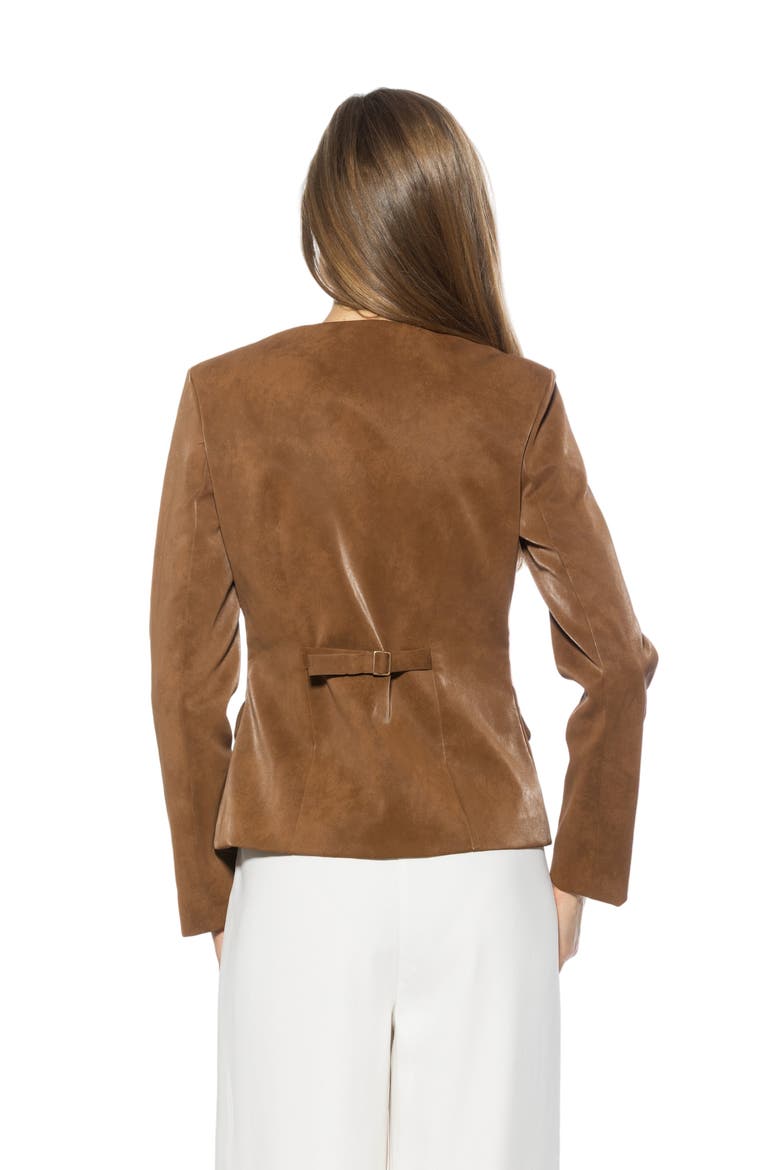 BRIVAN CREWNECK CLASSIC BLAZER, Alternate, color, CAMEL