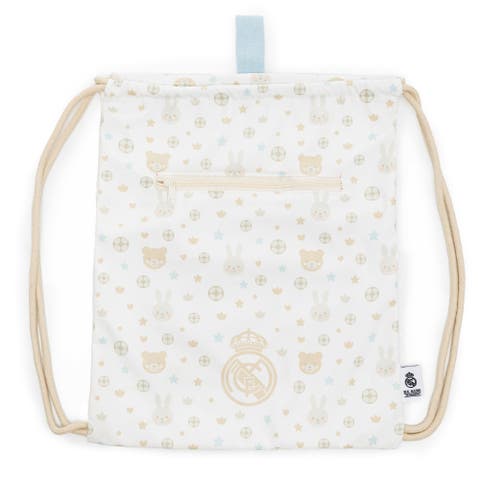 Real Madrid Kiddie Sack Drawstring Bag for Little Soccer Fans