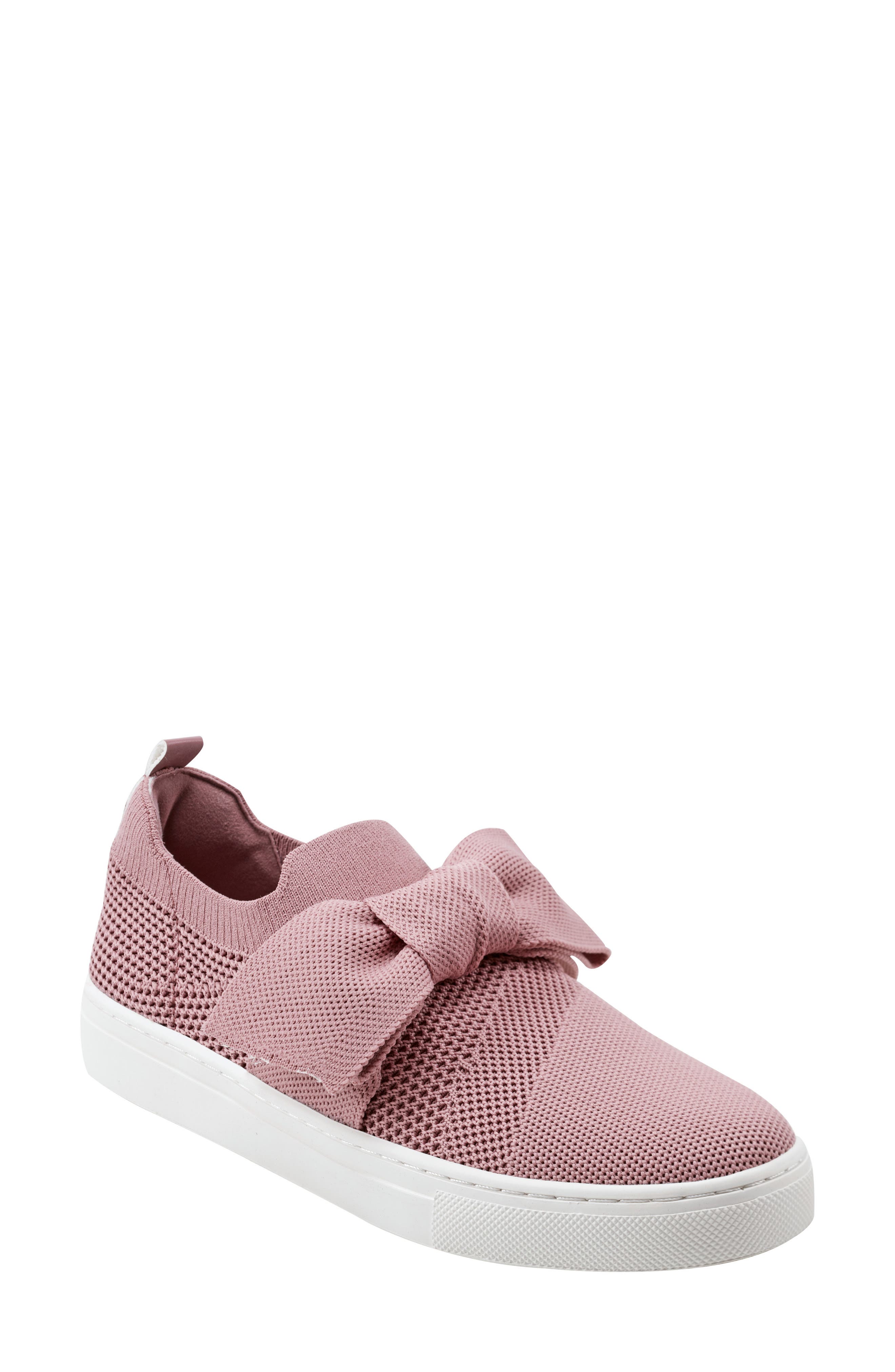 Bandolino Bryce2 Knit Sneaker, Main, color, Rose Gold/ Mettalic Taupe