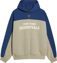 Fear of God Essentials New York Giants 90s Relaxed Colorblock Hoodie