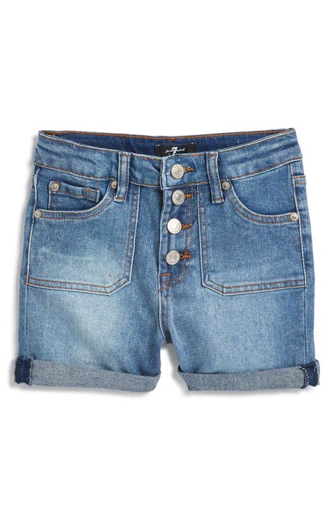 Kids' Patch Pocket Rolled Cuff Shorts (Big Kid)