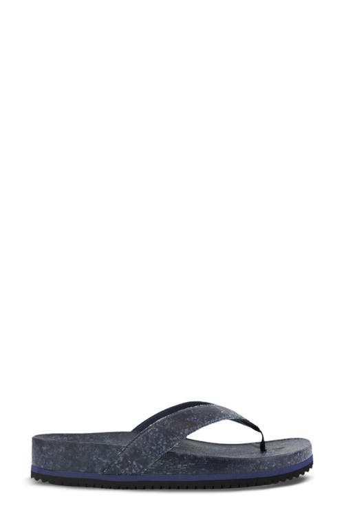 Fleks West Beach Flip Flop In Blue