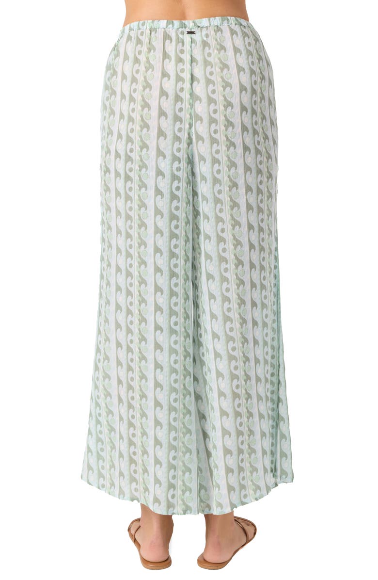 O'Neill Regina Cotton Blend Gauze Cover-Up Pants, Alternate, color, Starlight Blue