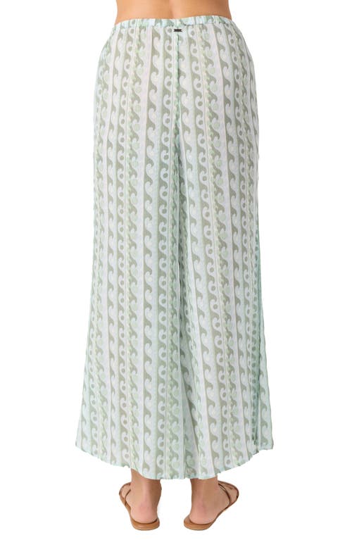 O'neill Regina Cotton Blend Gauze Cover-up Pants In Neutral