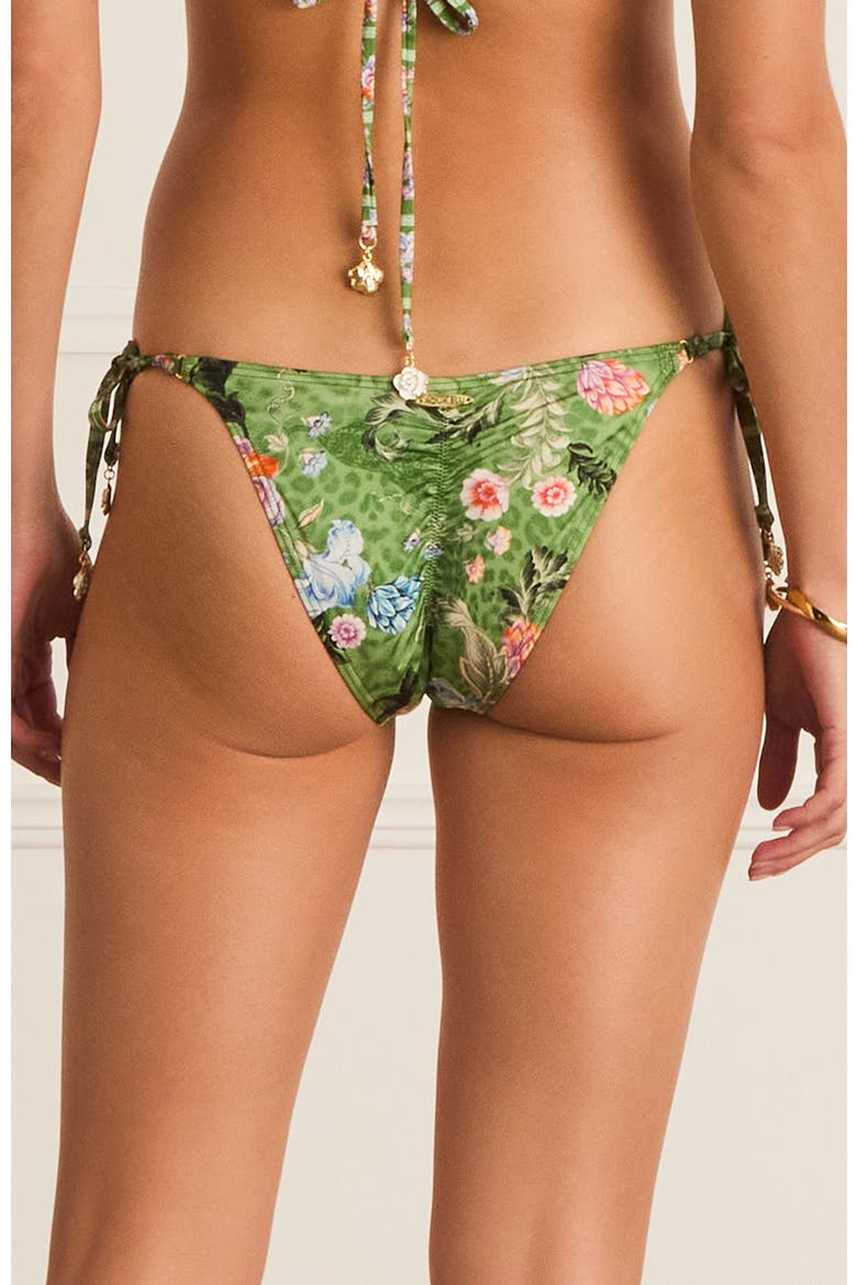 Classic Felicity Tie Side Pant Bikini Bottom, Alternate, color, Green
