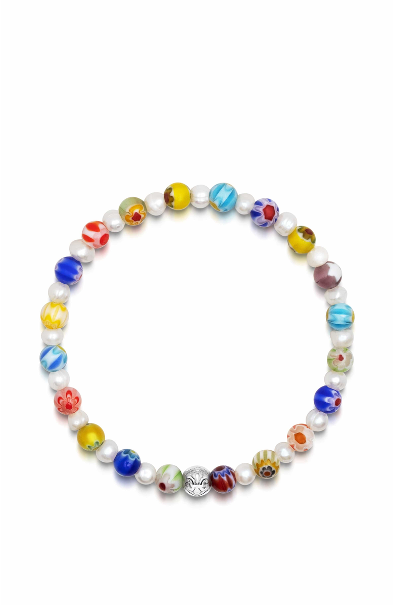 Nialaya Pearl Wristband, Main, color, Multicolor