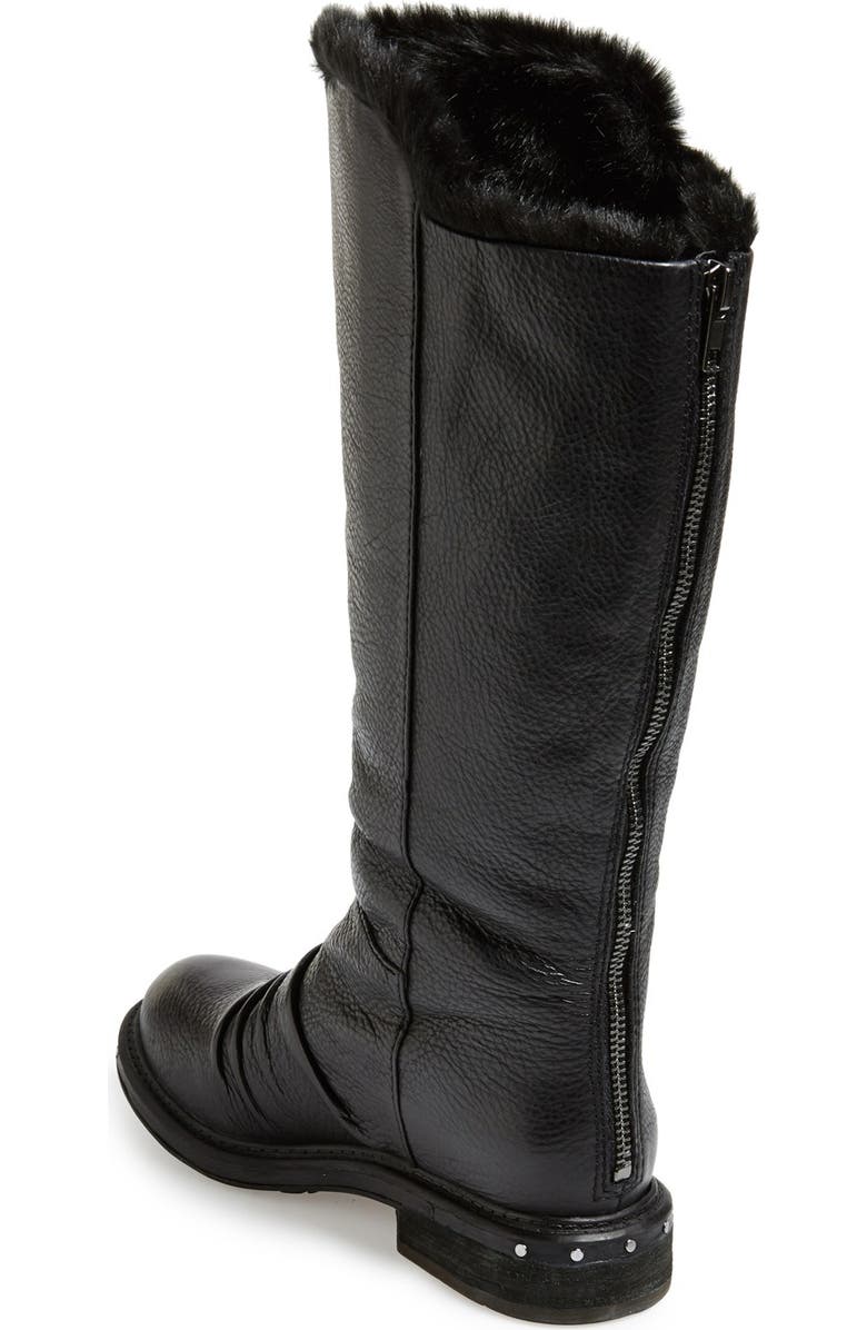 Naya 'Raptor' Leather Tall Boot, Alternate, color,