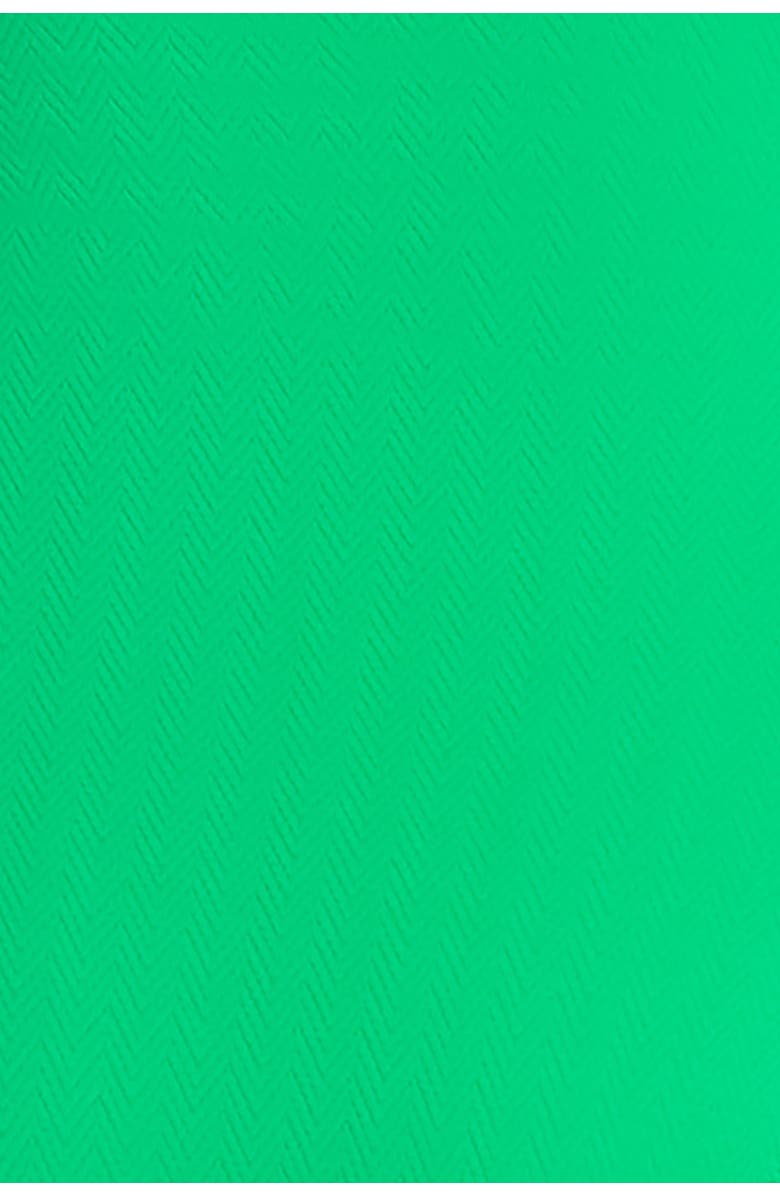 HELEN JON Kara Key Hole One-Piece, Alternate, color, Chevron Textured Kelly Green