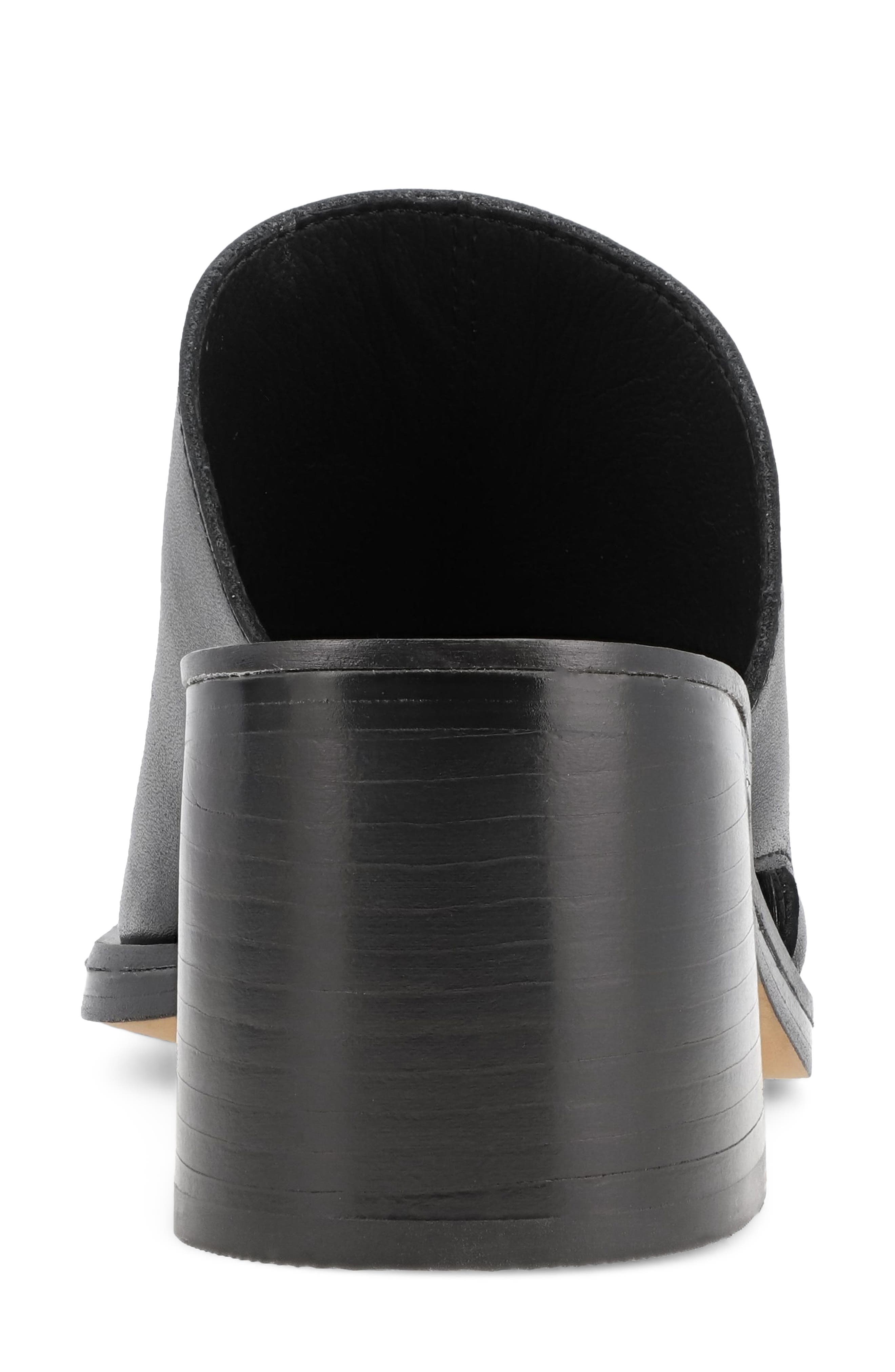 MIA Nikita Slide Sandal, Alternate, color, Black Leat