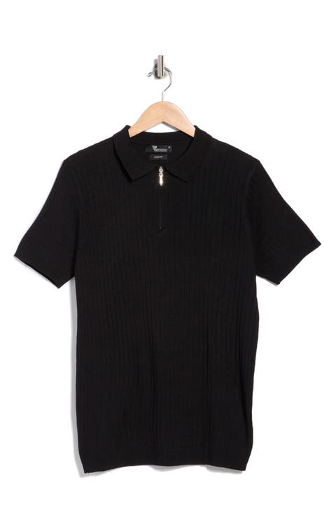Slim Fit Polo Sweater