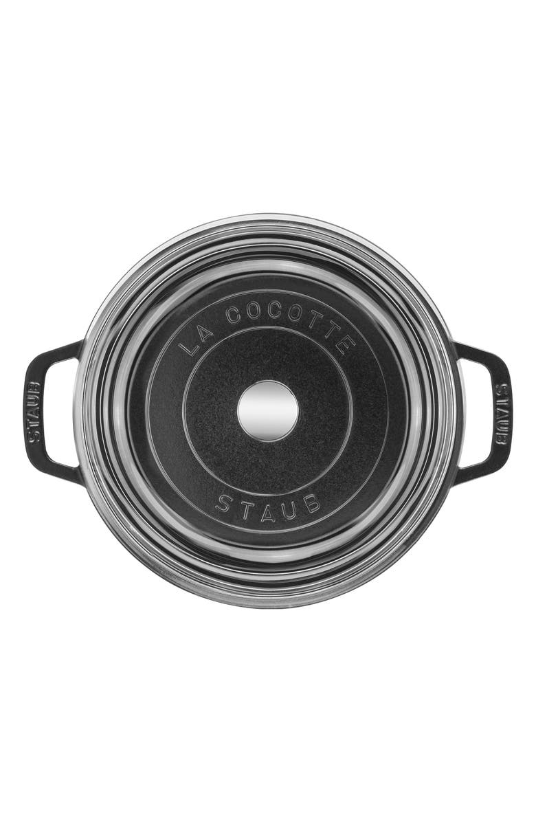 Staub 4-Quart Enameled Cast Iron Dutch Oven with Glass Lid, Alternate, color,