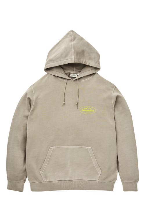Gramicci Mountaineering Hooded Sweatshirt In Gray