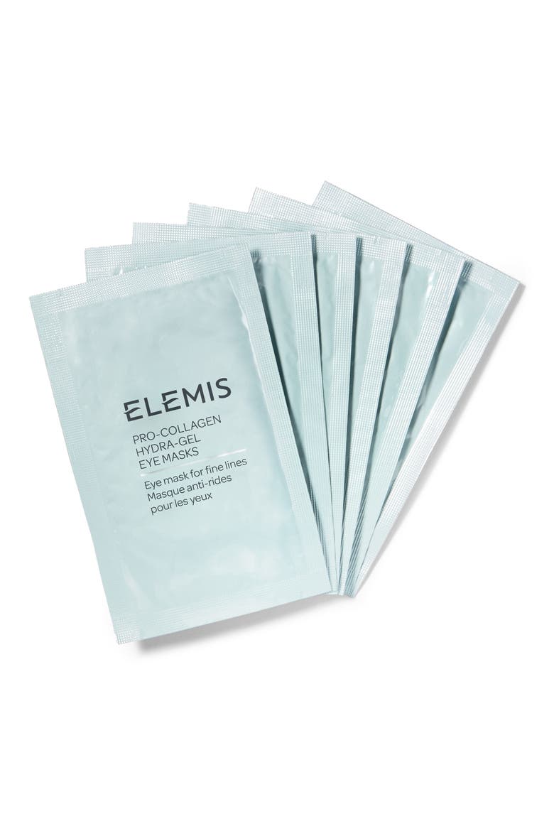 6-Pack Pro-Collagen Hydra-Gel Eye Masks, Main, color, NO COLOR