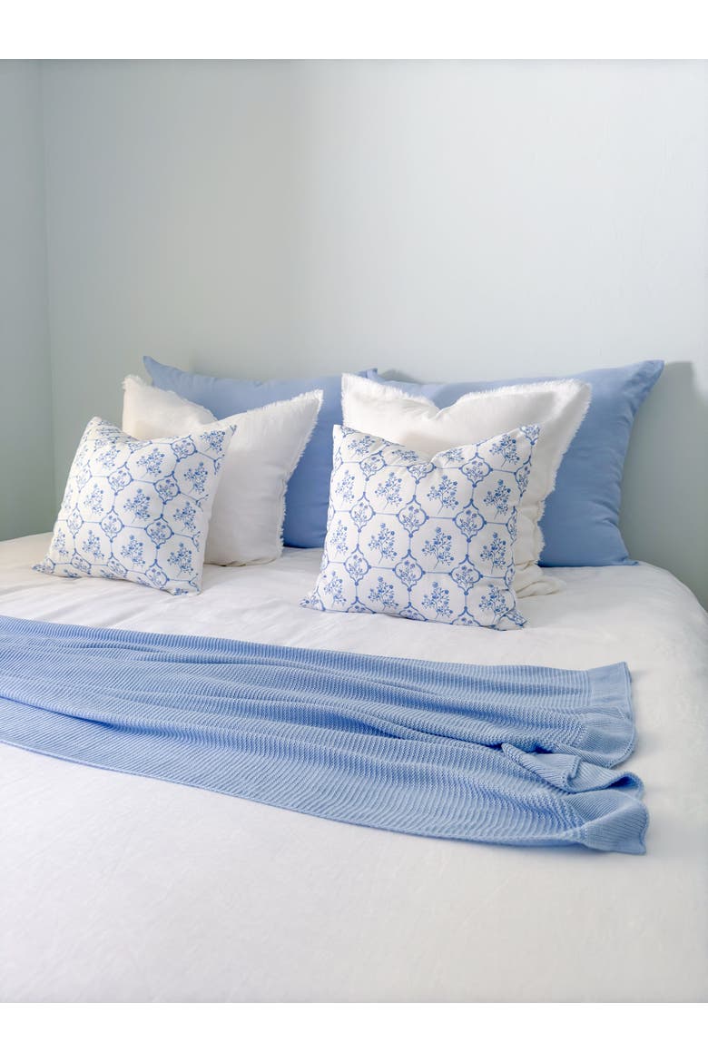 Harbor Knit Throw, Alternate, color, Coastal Blue