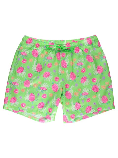 UPF50+ Sun Protected Men's Stretch Swim Trunks