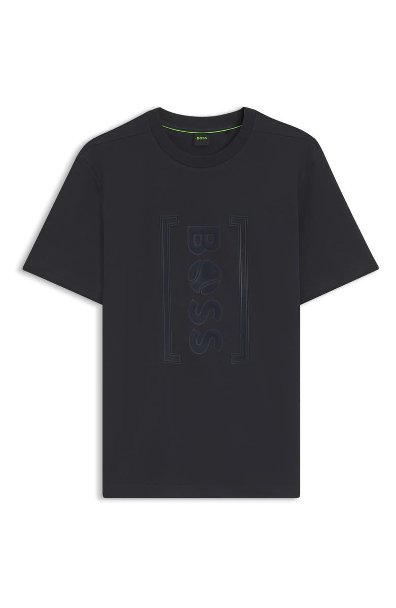 BOSS Iconic Tennis Logo Graphic T-Shirt, Alternate, color, Dark Blue