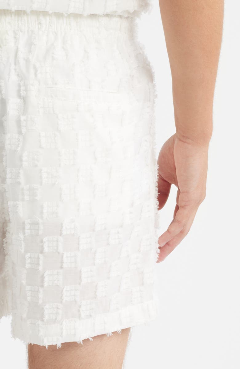 RIZORT Charles Check Shorts, Alternate, color, White