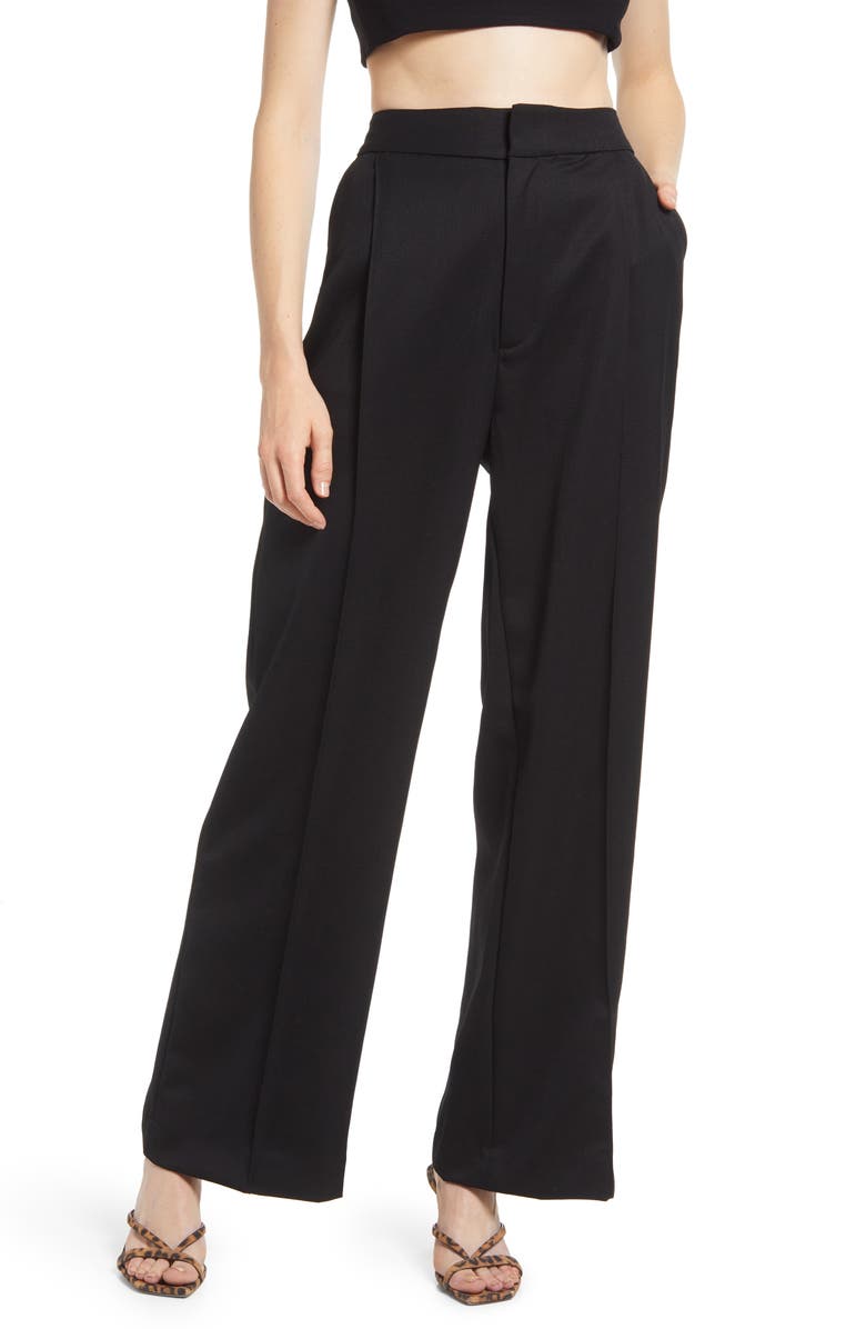 HOUSE OF CB Alivia Loose Fit Trousers, Main, color, 