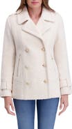 Kensie Bouclé Peacoat